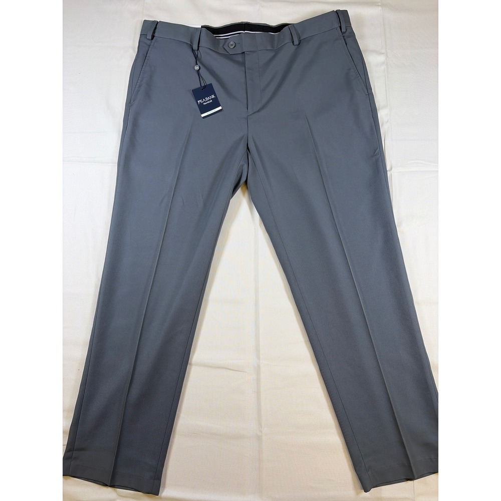 Jos. A. Bank Traveler Mens Grey Tailored Fit Casual Pants 40x30 NEW 21A2A02506